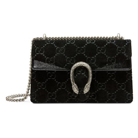 gucci black gg velvet dionysus wallet bag|Gucci dionysus jewelry.